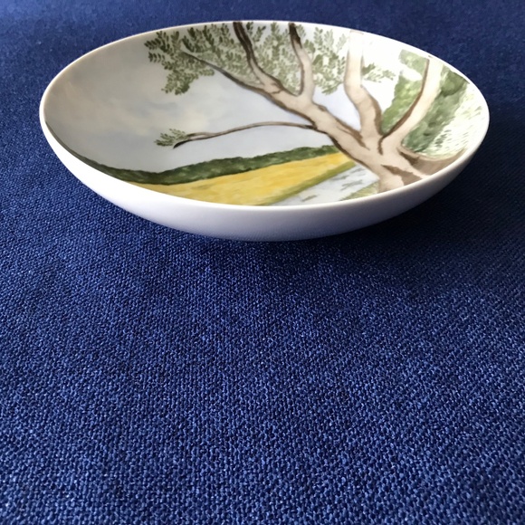 Vintage Rare Schonwald Hand Painted Wall Plate / Dish Danmark 1959 - Picture 5 of 6